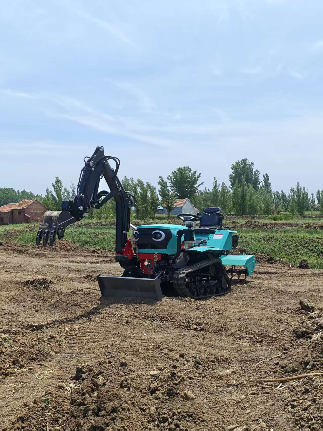 Agriculture Farming Land For Sale - 大型馬力クローラトラクター 100馬力 120馬力 ラバートラック農業トラクター 野生地開墾機械