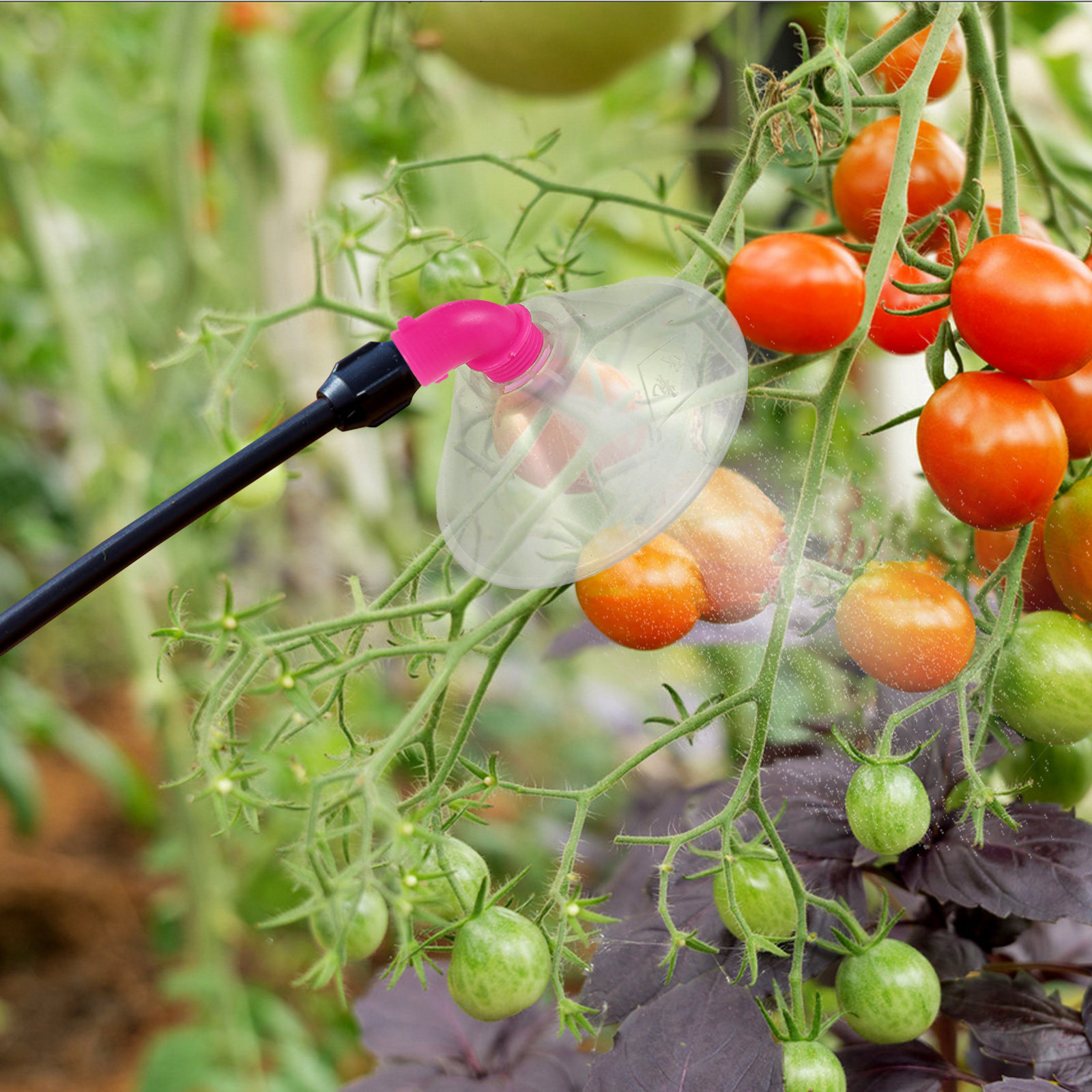 Crop Sprayer Backpack - 30個入り スプレーノズル、防風機能付き、高圧噴霧、農業用バックパックミストノズル、作物用交換ノズル