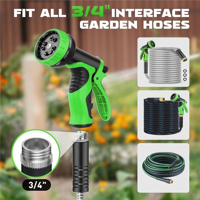 10種類の噴射パターンを備えたガーデンホースノズル - ロッ - Gardena Hose Comfort のレビューと価格
