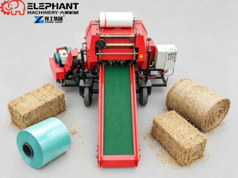 農業用複合サイレージ梱包機・ラッパー、家畜農場向けミニ角型干 - Agriculture Farming Livestock のレビューと価格