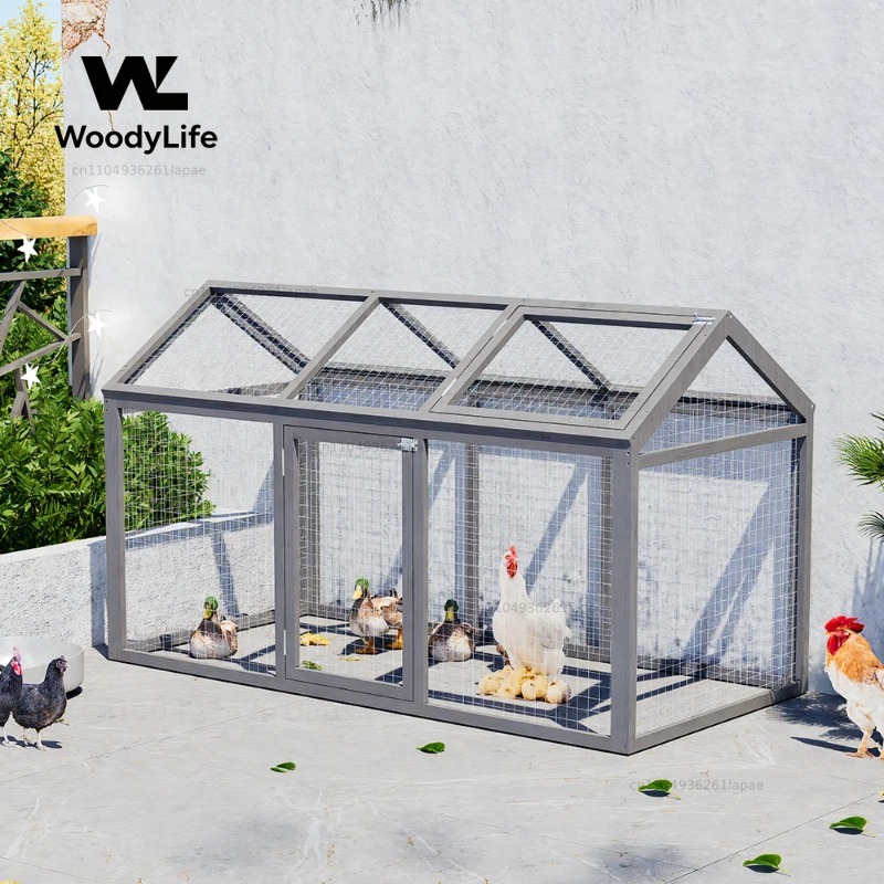 屋外鳩小屋 家庭用有刺鉄線付き木製 鶏・アヒル・ウサギ・豚・ - Rabbit Cage Wire のレビューと価格