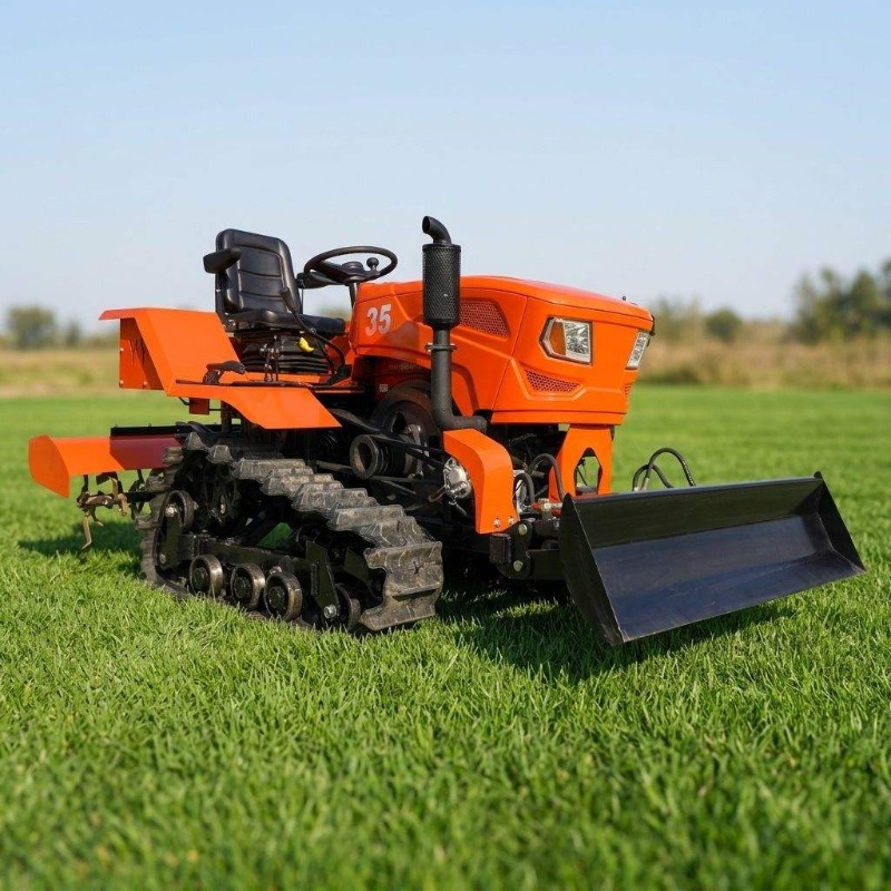 クローラー式4WDロータリー耕運機35馬力クローラートラクタ - Agriculture Farming Tractor のレビューと価格