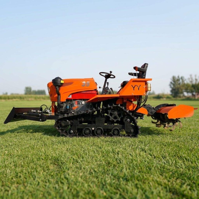 クローラー式4WDロータリー耕運機35馬力クローラートラクタ - Agriculture Farming Tractor のレビューと価格