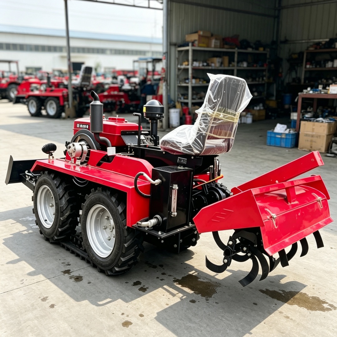 カスタマイズされた4輪4WDロータリーティラー種まき機 |  - Agriculture Farming Tractor のレビューと価格