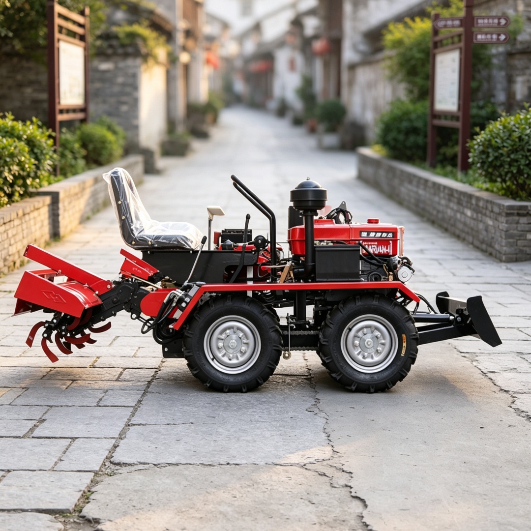 カスタマイズされた4輪4WDロータリーティラー種まき機 |  - Agriculture Farming Tractor のレビューと価格